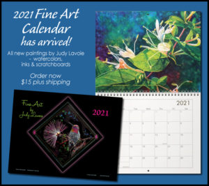 2021 Fine Art Calendar by Judy Lavoie